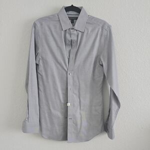 Banana Republic Light Gray Dress Shirt